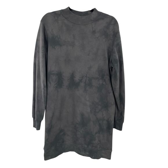 Gap Sweatshirt Dress Gray Tie Dye Womens Medium - Picture 1 of 6